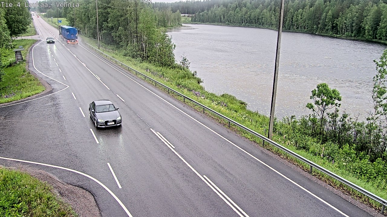 Weather Camera Image Väg 4  Laukaa, Vehniä, Laukaa, Keski-Suomi