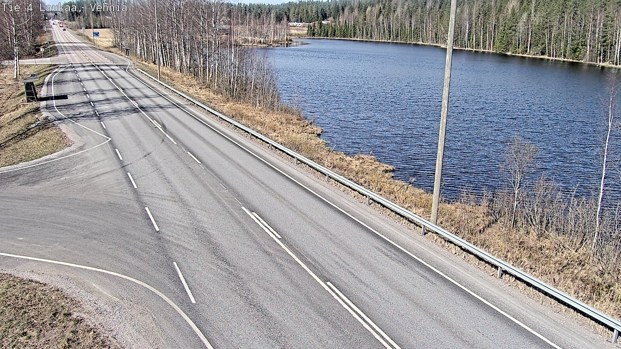 Weather Camera Image Road 4  Laukaa, Vehniä, Laukaa, Keski-Suomi