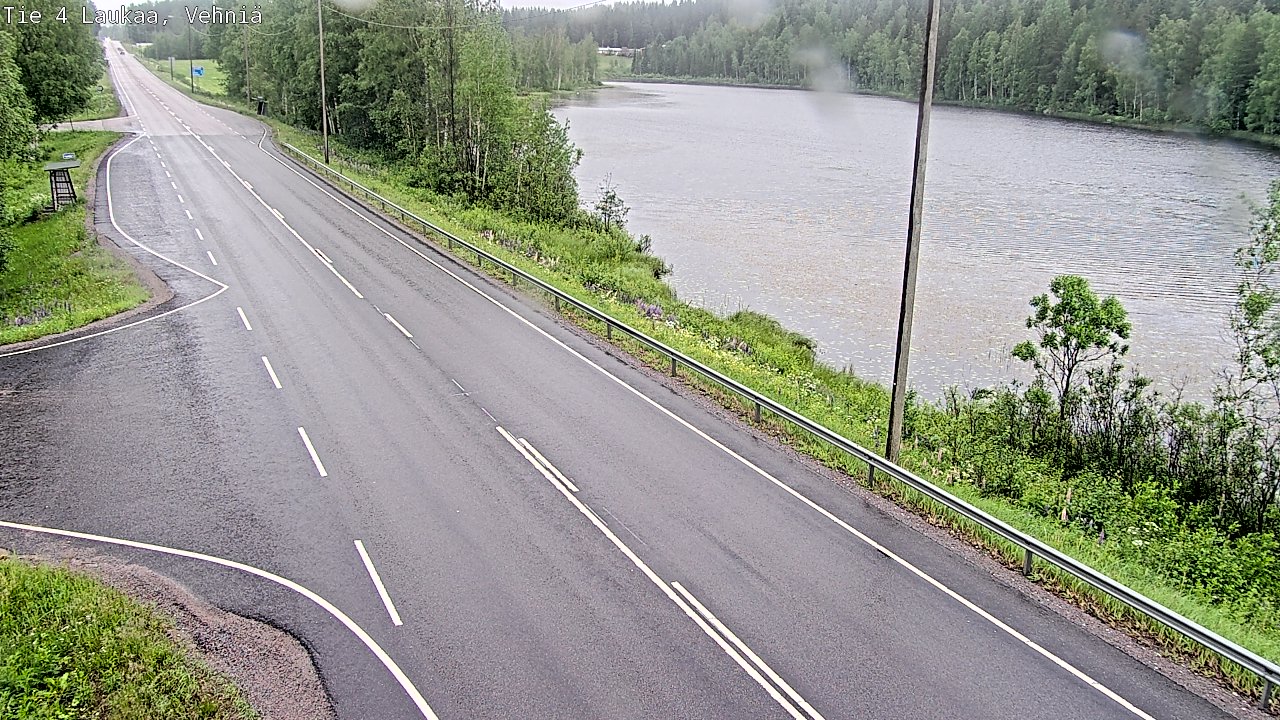 Weather Camera Image Road 4  Laukaa, Vehniä, Laukaa, Keski-Suomi