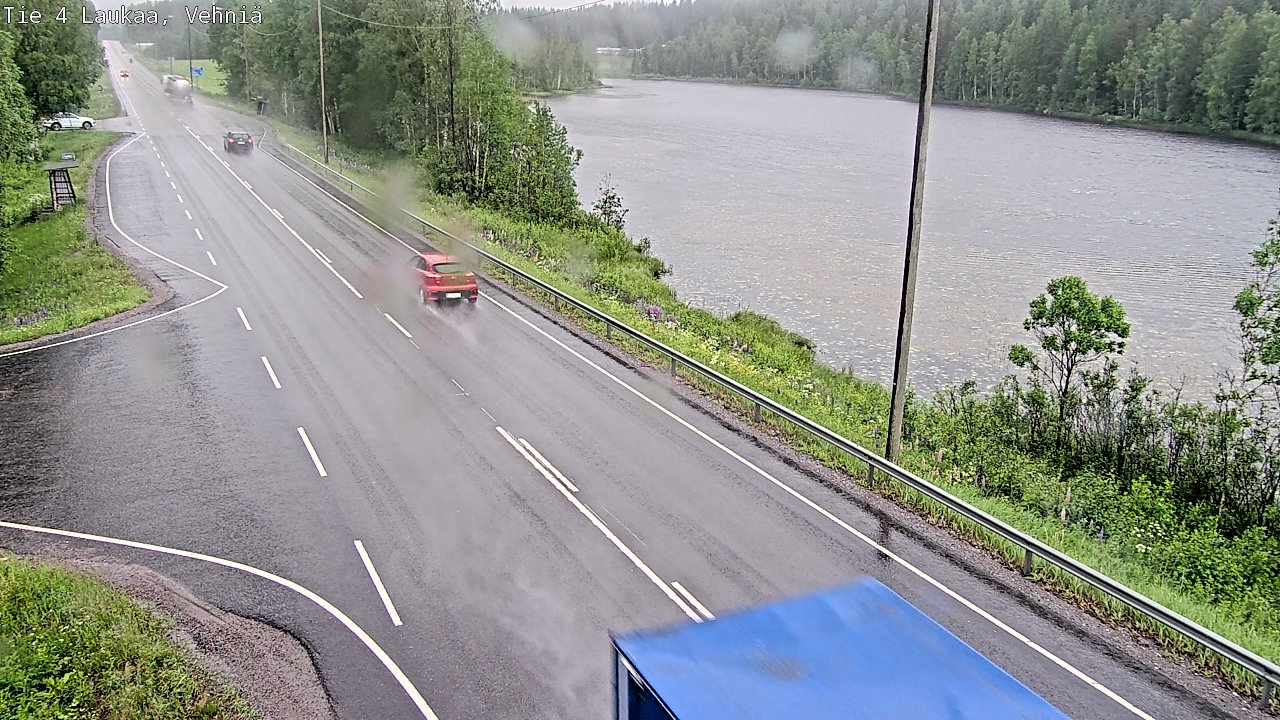 Weather Camera Image Väg 4  Laukaa, Vehniä, Laukaa, Keski-Suomi
