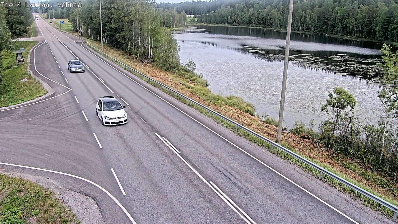 Weather Camera Image Väg 4  Laukaa, Vehniä, Laukaa, Keski-Suomi