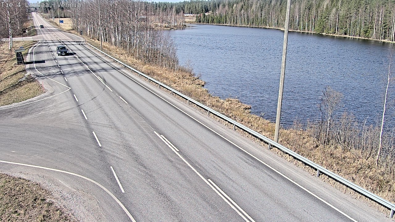 Weather Camera Image Road 4  Laukaa, Vehniä, Laukaa, Keski-Suomi