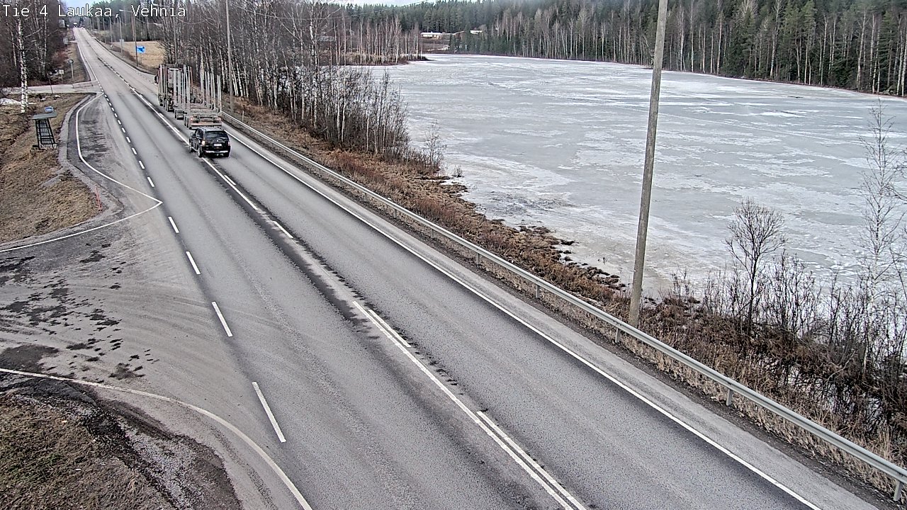 Weather Camera Image Väg 4  Laukaa, Vehniä, Laukaa, Keski-Suomi