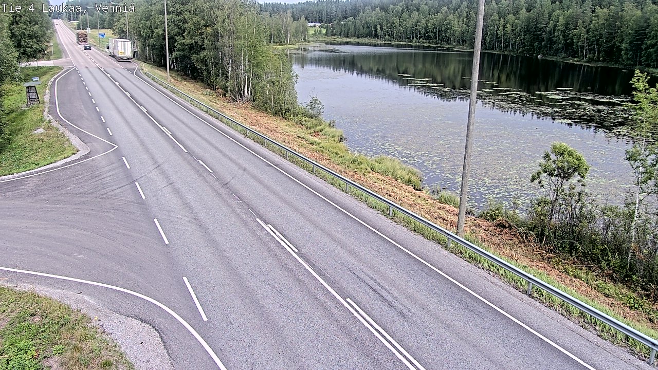Weather Camera Image Väg 4  Laukaa, Vehniä, Laukaa, Keski-Suomi