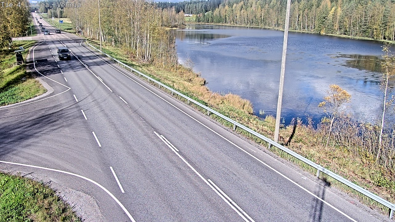 Weather Camera Image Road 4  Laukaa, Vehniä, Laukaa, Keski-Suomi
