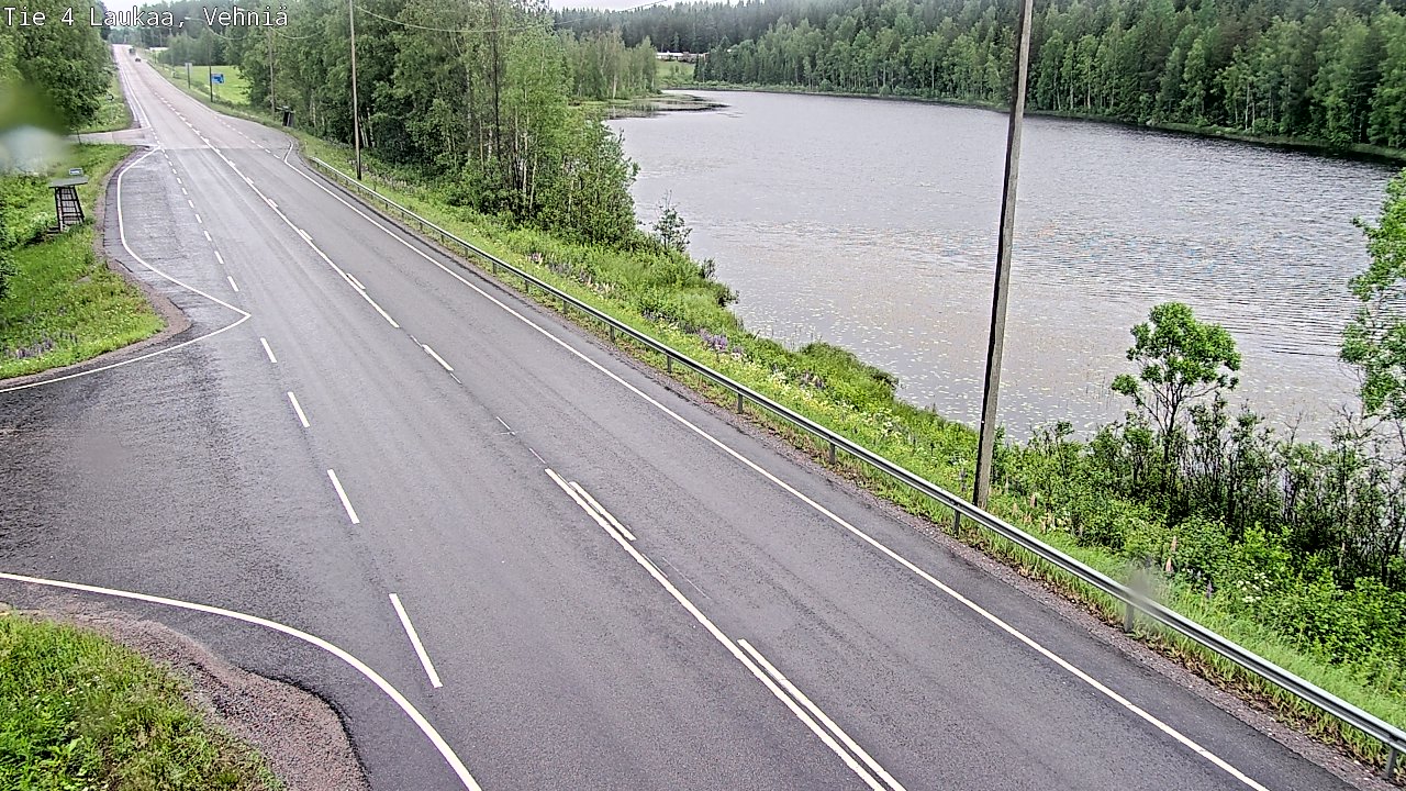 Weather Camera Image Väg 4  Laukaa, Vehniä, Laukaa, Keski-Suomi