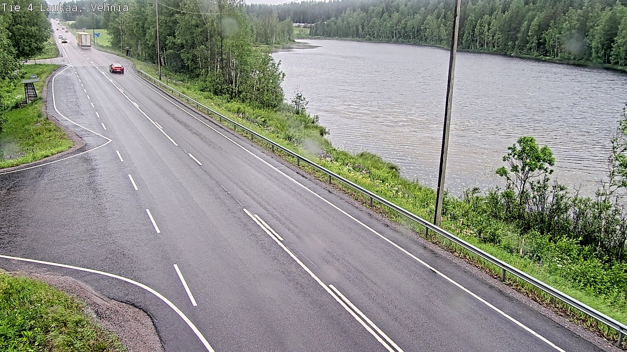 Weather Camera Image Väg 4  Laukaa, Vehniä, Laukaa, Keski-Suomi