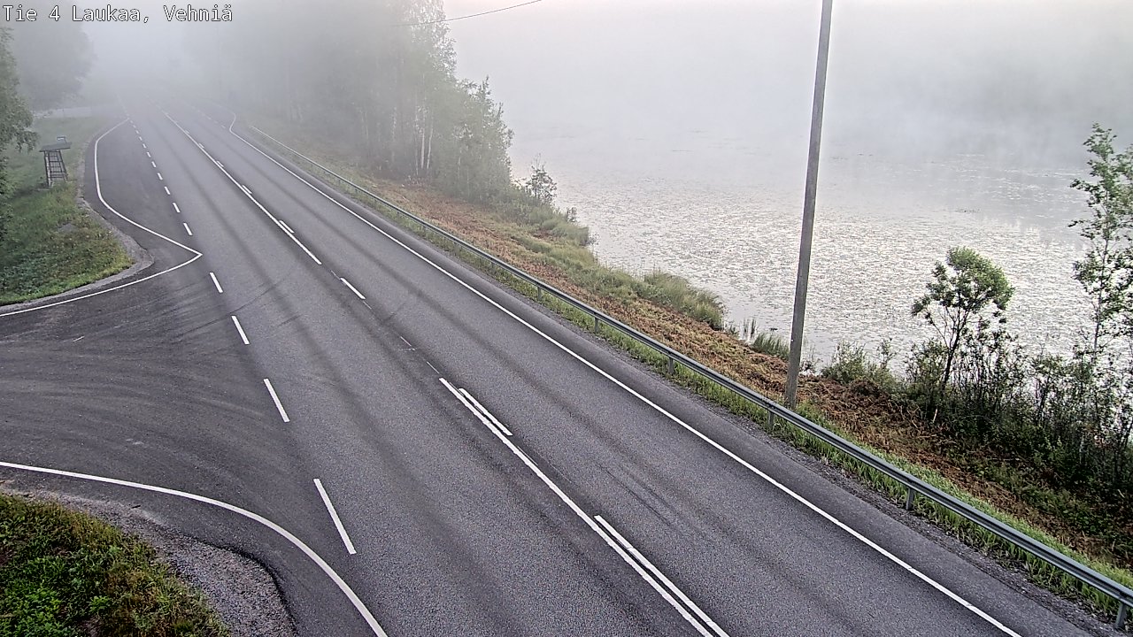 Weather Camera Image Road 4  Laukaa, Vehniä, Laukaa, Keski-Suomi
