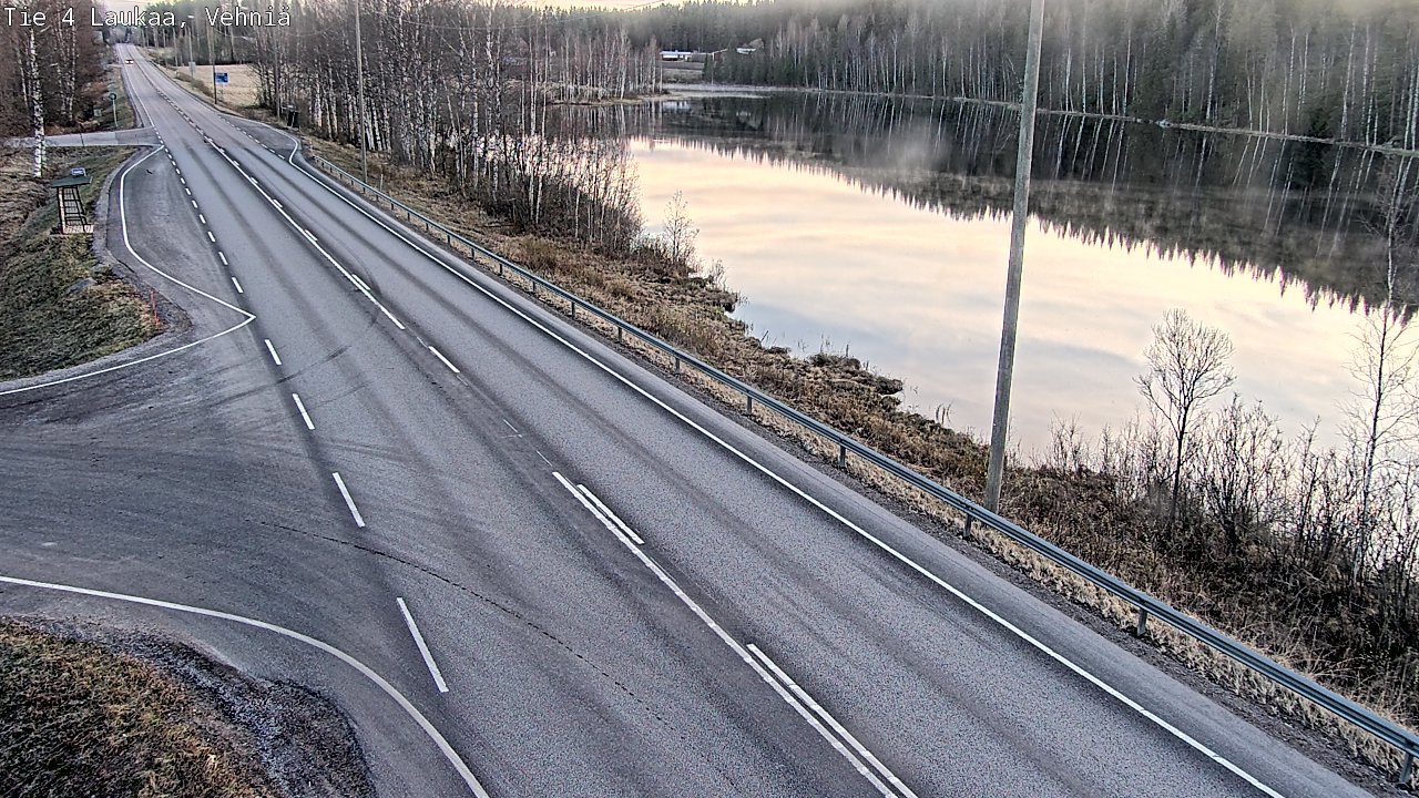 Weather Camera Image Road 4  Laukaa, Vehniä, Laukaa, Keski-Suomi