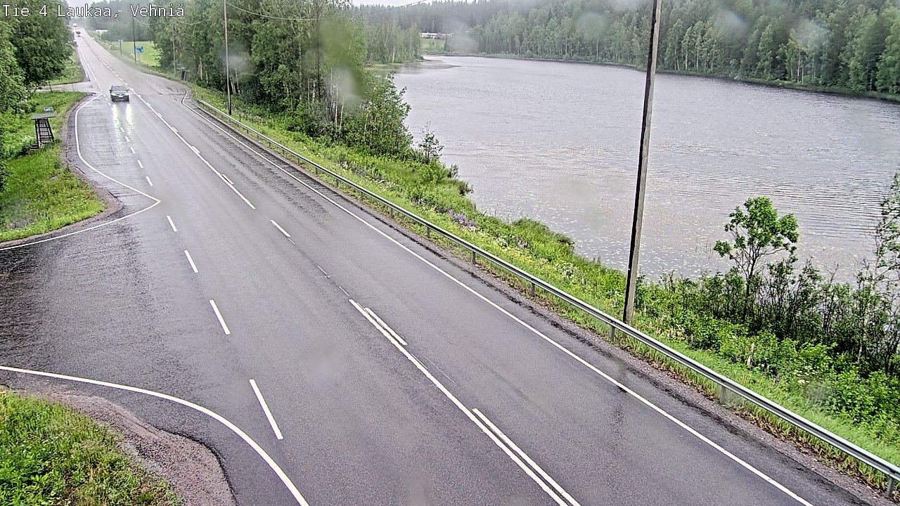 Weather Camera Image Väg 4  Laukaa, Vehniä, Laukaa, Keski-Suomi