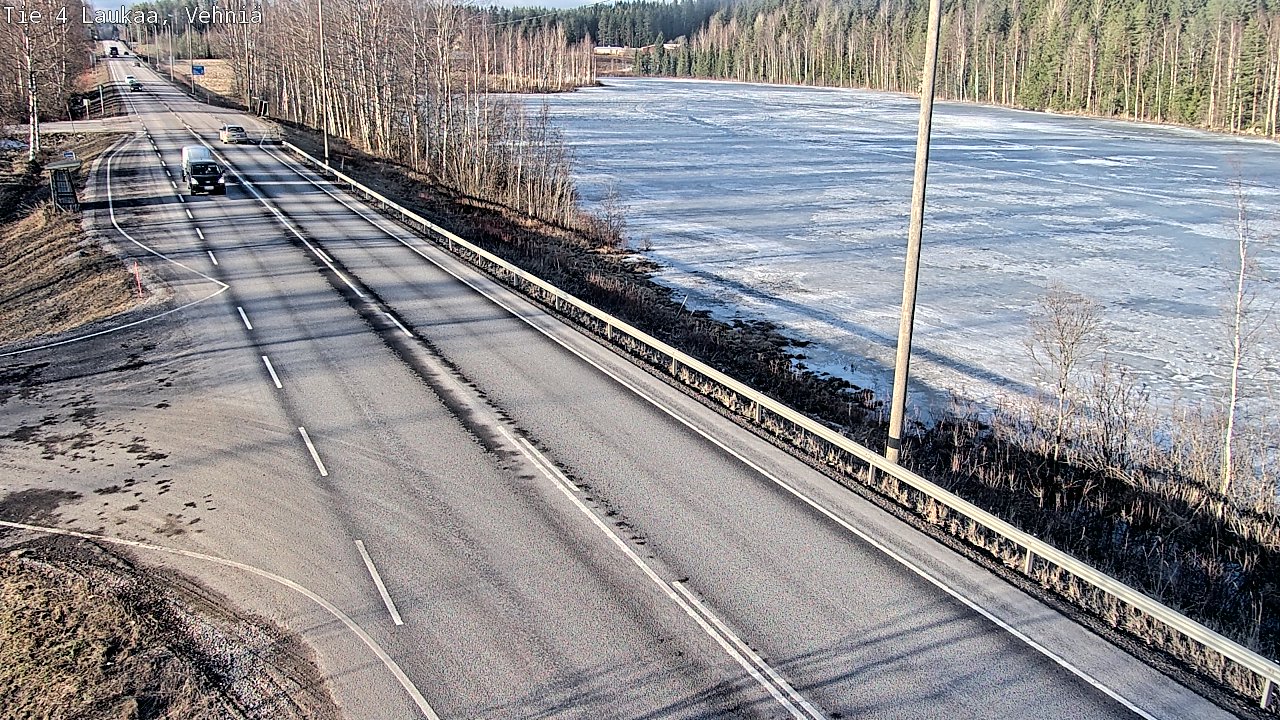 Weather Camera Image Väg 4  Laukaa, Vehniä, Laukaa, Keski-Suomi