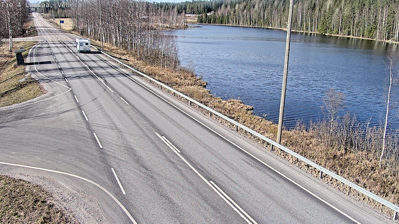 Weather Camera Image Road 4  Laukaa, Vehniä, Laukaa, Keski-Suomi