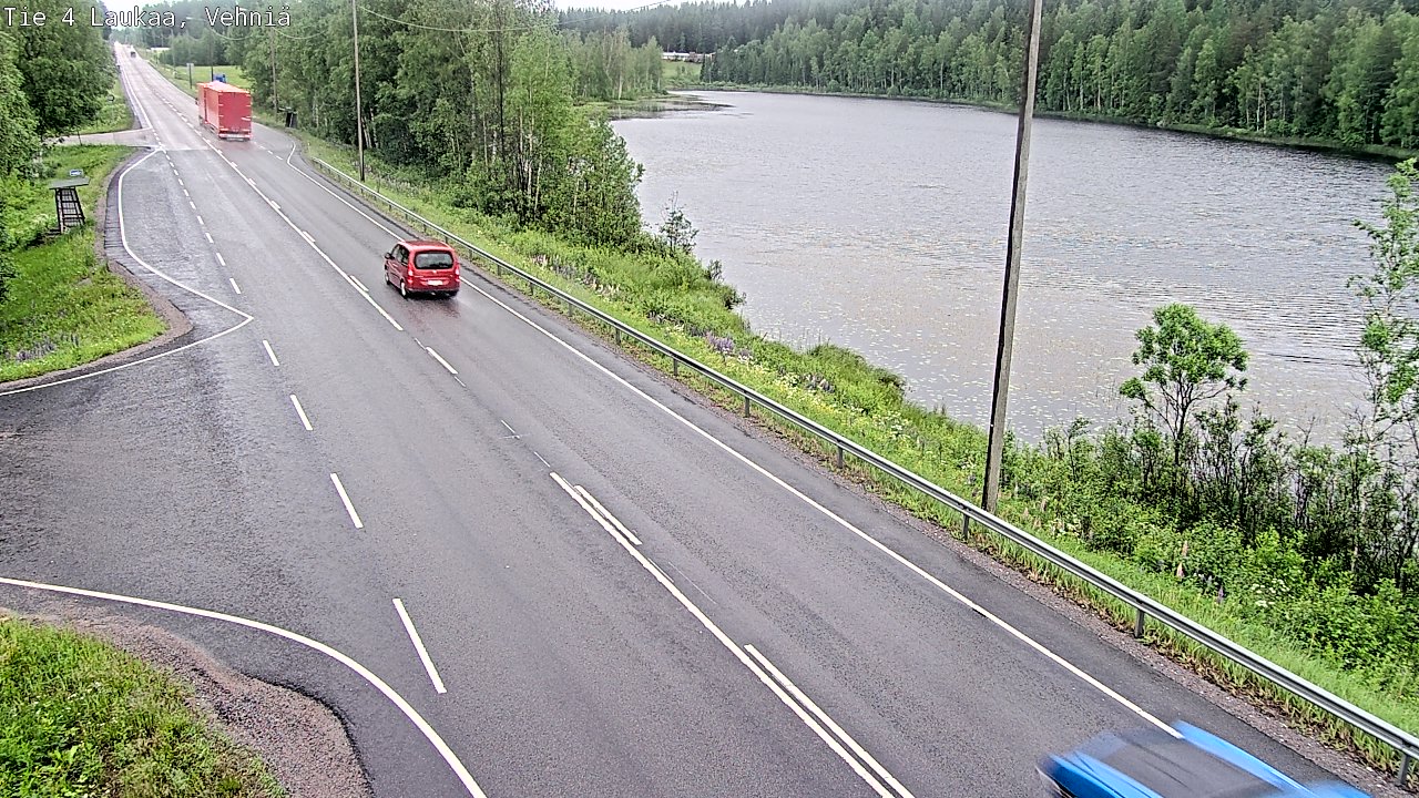 Weather Camera Image Väg 4  Laukaa, Vehniä, Laukaa, Keski-Suomi