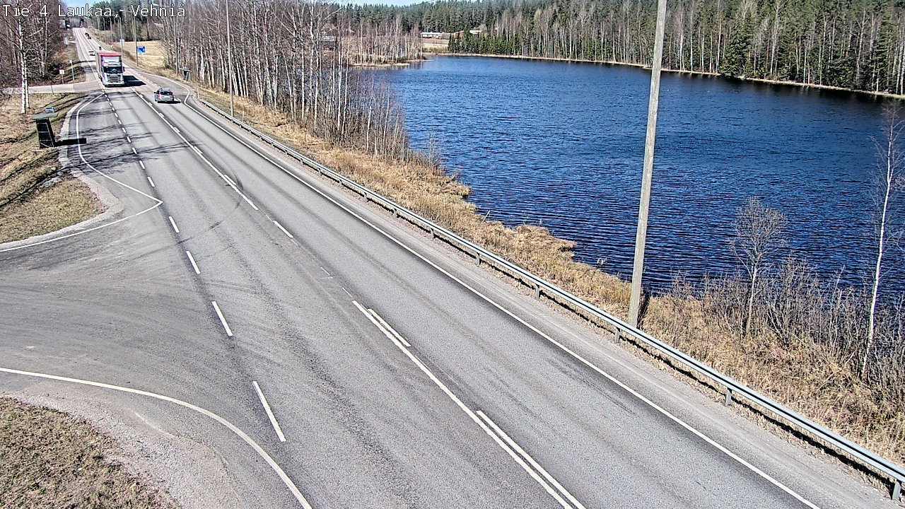 Weather Camera Image Road 4  Laukaa, Vehniä, Laukaa, Keski-Suomi