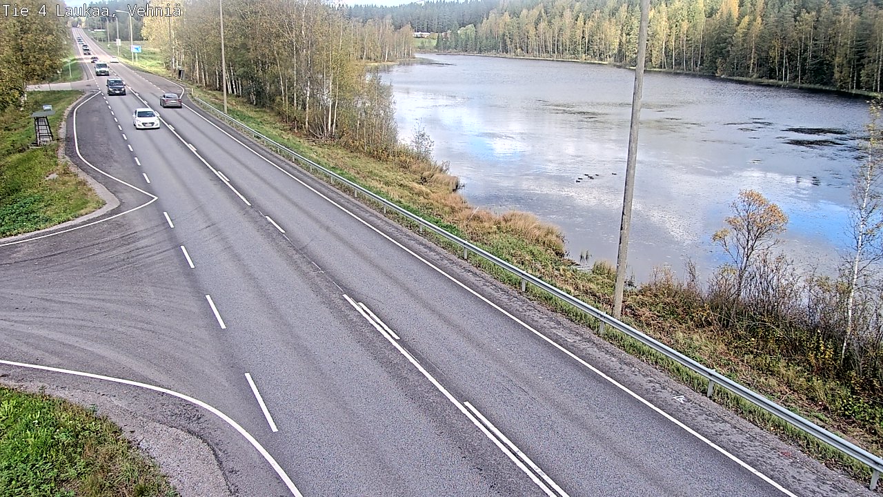 Weather Camera Image Road 4  Laukaa, Vehniä, Laukaa, Keski-Suomi