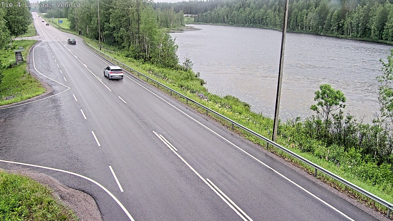 Weather Camera Image Väg 4  Laukaa, Vehniä, Laukaa, Keski-Suomi