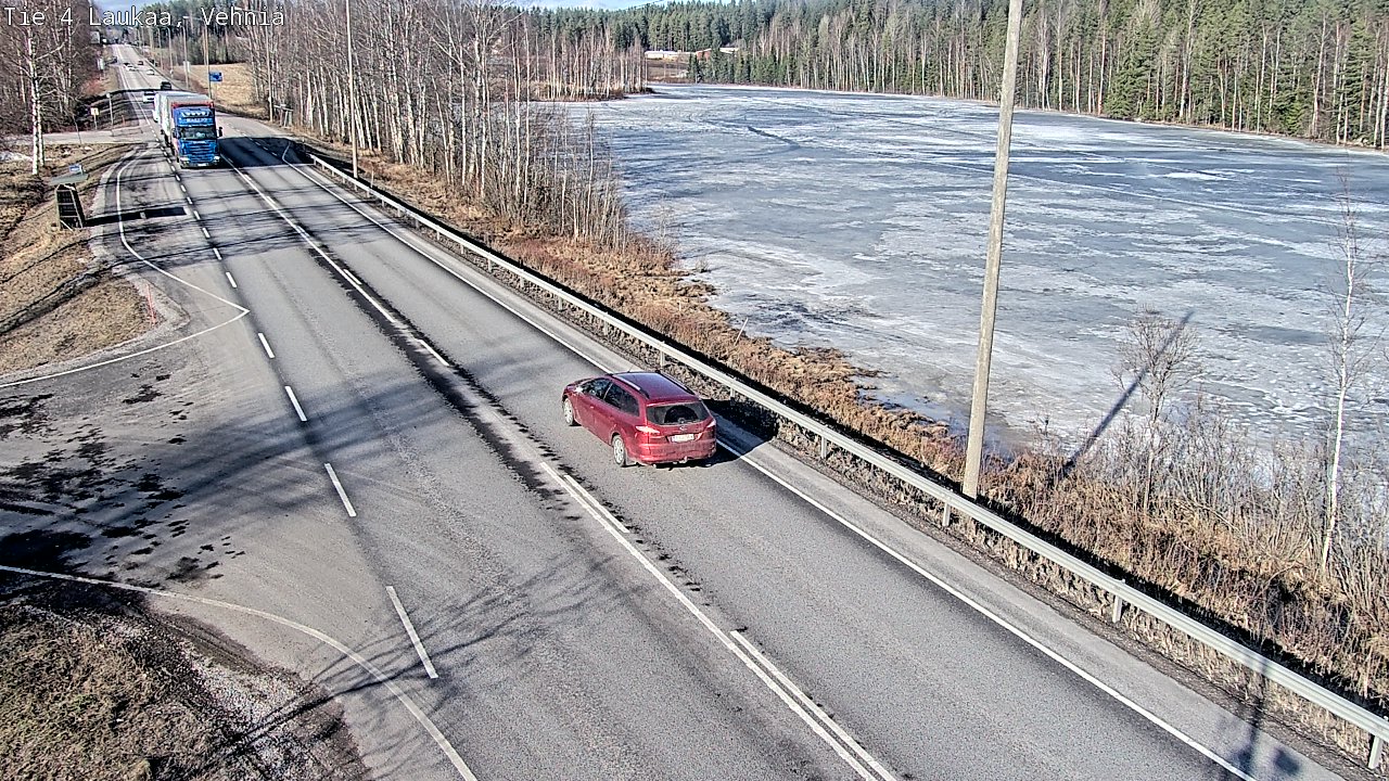 Weather Camera Image Väg 4  Laukaa, Vehniä, Laukaa, Keski-Suomi