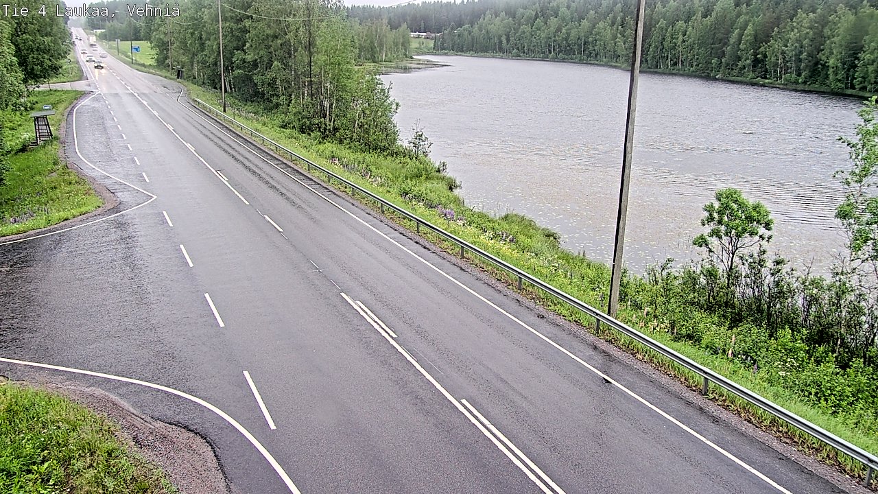 Weather Camera Image Väg 4  Laukaa, Vehniä, Laukaa, Keski-Suomi