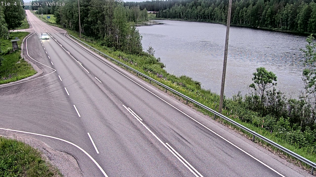 Kelikamerat Kuva Tie 4  Laukaa, Vehniä, Laukaa, Keski-Suomi