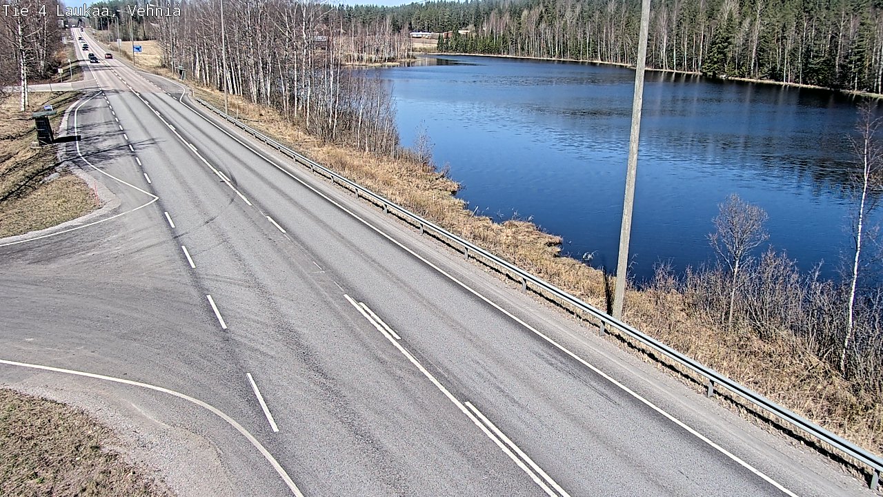 Weather Camera Image Road 4  Laukaa, Vehniä, Laukaa, Keski-Suomi