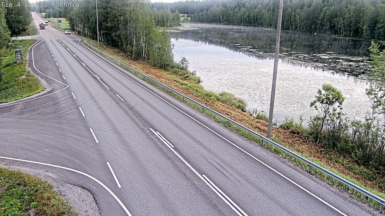 Weather Camera Image Road 4  Laukaa, Vehniä, Laukaa, Keski-Suomi