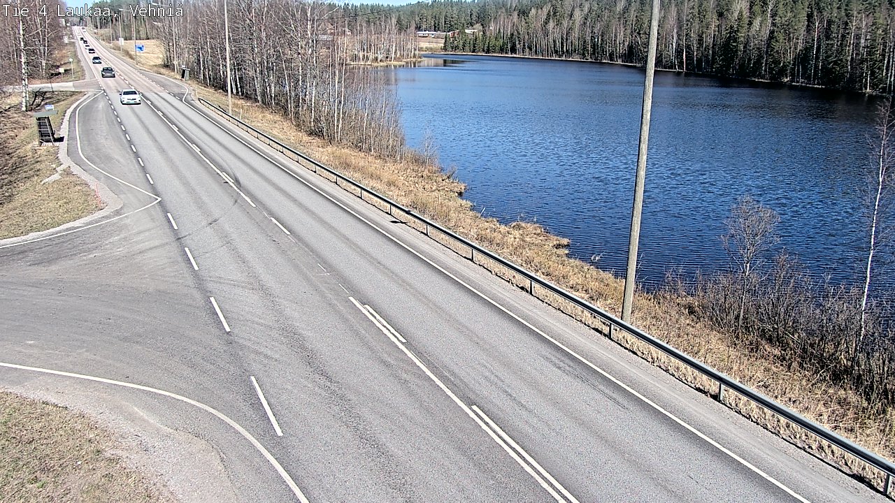 Weather Camera Image Road 4  Laukaa, Vehniä, Laukaa, Keski-Suomi