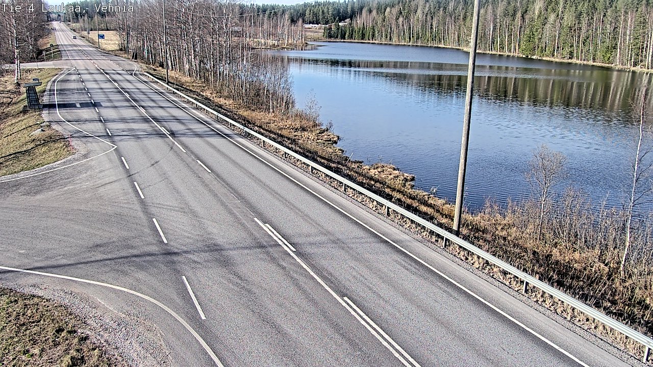 Weather Camera Image Road 4  Laukaa, Vehniä, Laukaa, Keski-Suomi