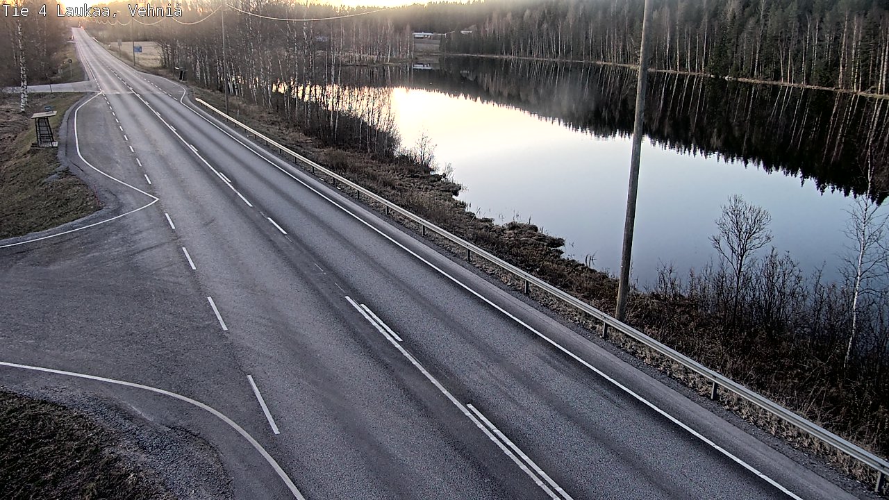 Weather Camera Image Road 4  Laukaa, Vehniä, Laukaa, Keski-Suomi