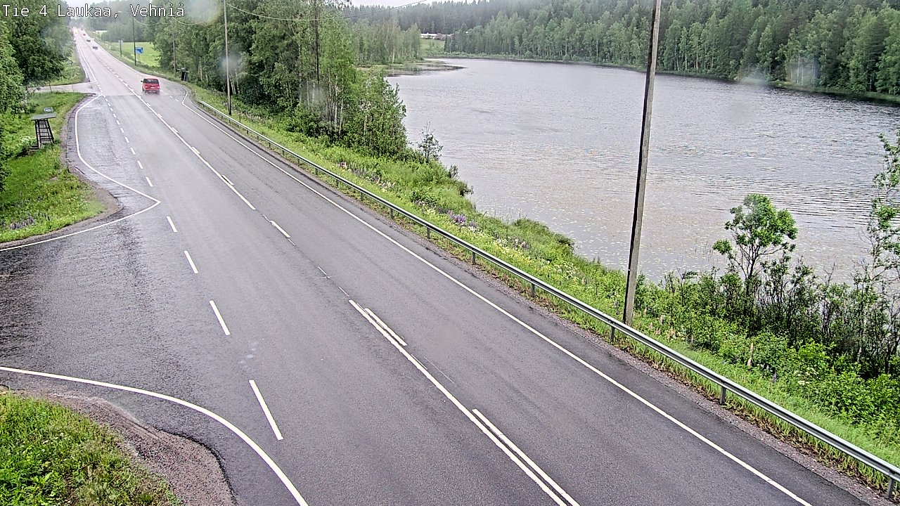 Weather Camera Image Väg 4  Laukaa, Vehniä, Laukaa, Keski-Suomi