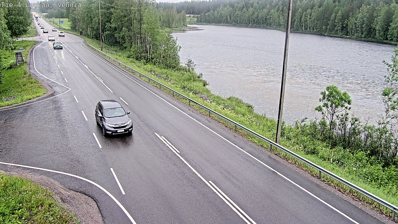 Weather Camera Image Väg 4  Laukaa, Vehniä, Laukaa, Keski-Suomi