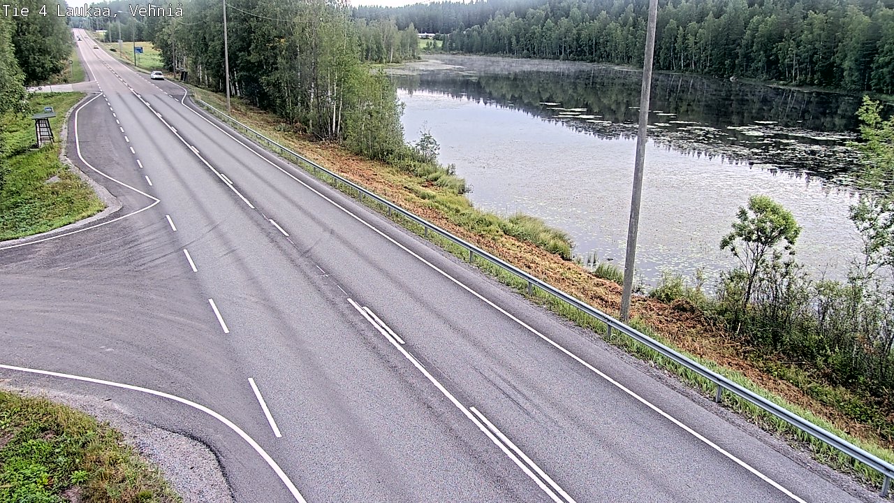 Weather Camera Image Road 4  Laukaa, Vehniä, Laukaa, Keski-Suomi