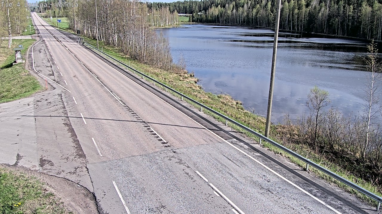 Weather Camera Image Road 4  Laukaa, Vehniä, Laukaa, Keski-Suomi