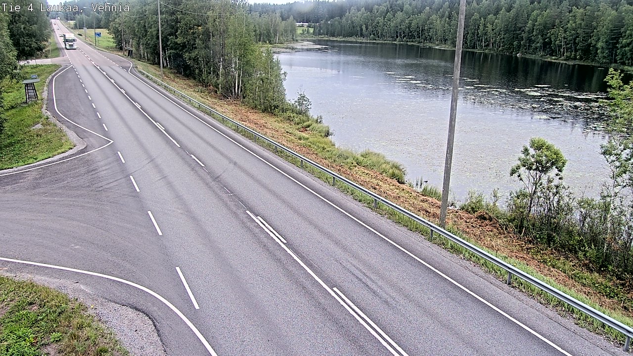 Weather Camera Image Väg 4  Laukaa, Vehniä, Laukaa, Keski-Suomi