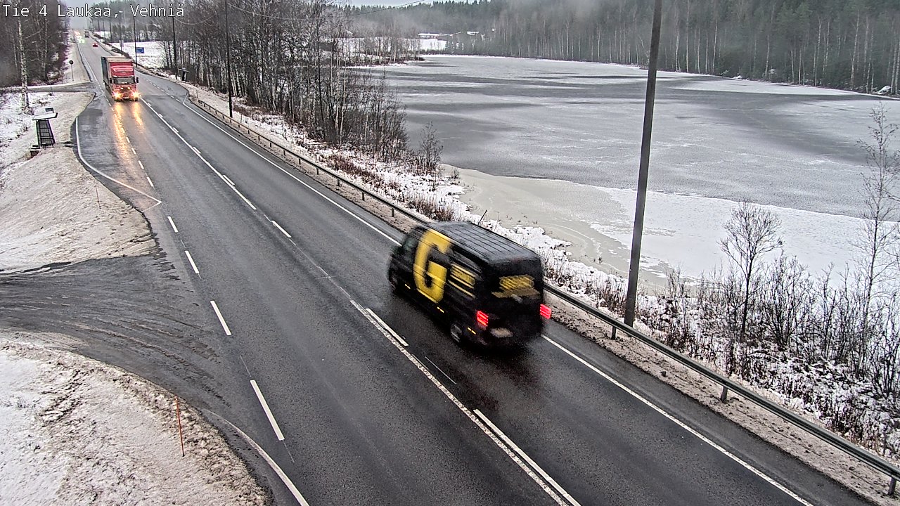 Weather Camera Image Väg 4  Laukaa, Vehniä, Laukaa, Keski-Suomi