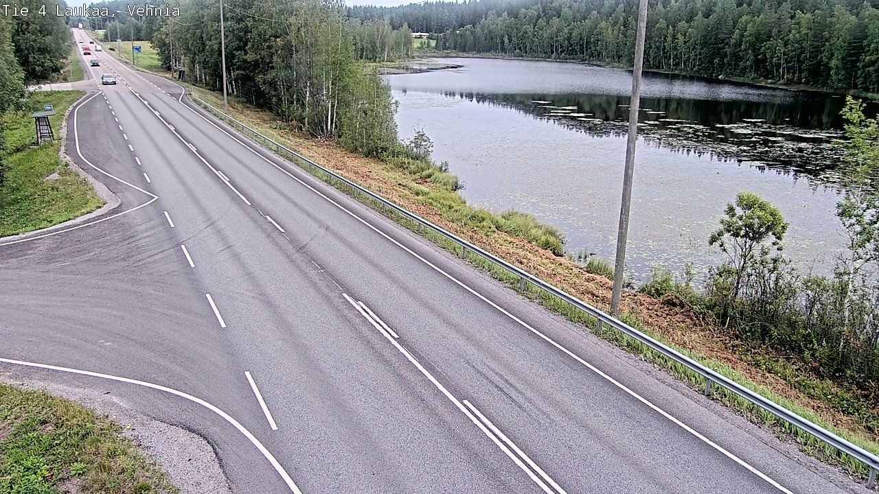Weather Camera Image Väg 4  Laukaa, Vehniä, Laukaa, Keski-Suomi