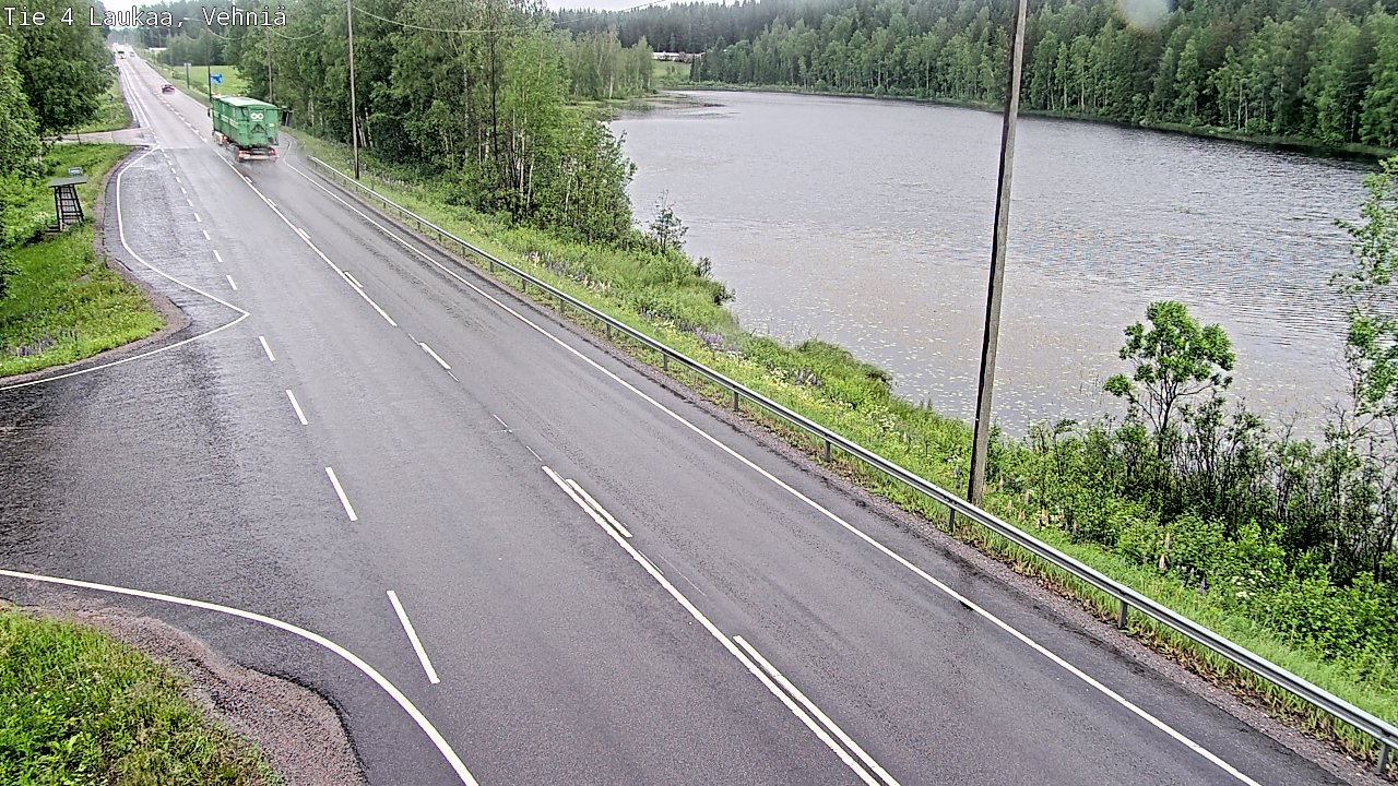 Weather Camera Image Väg 4  Laukaa, Vehniä, Laukaa, Keski-Suomi