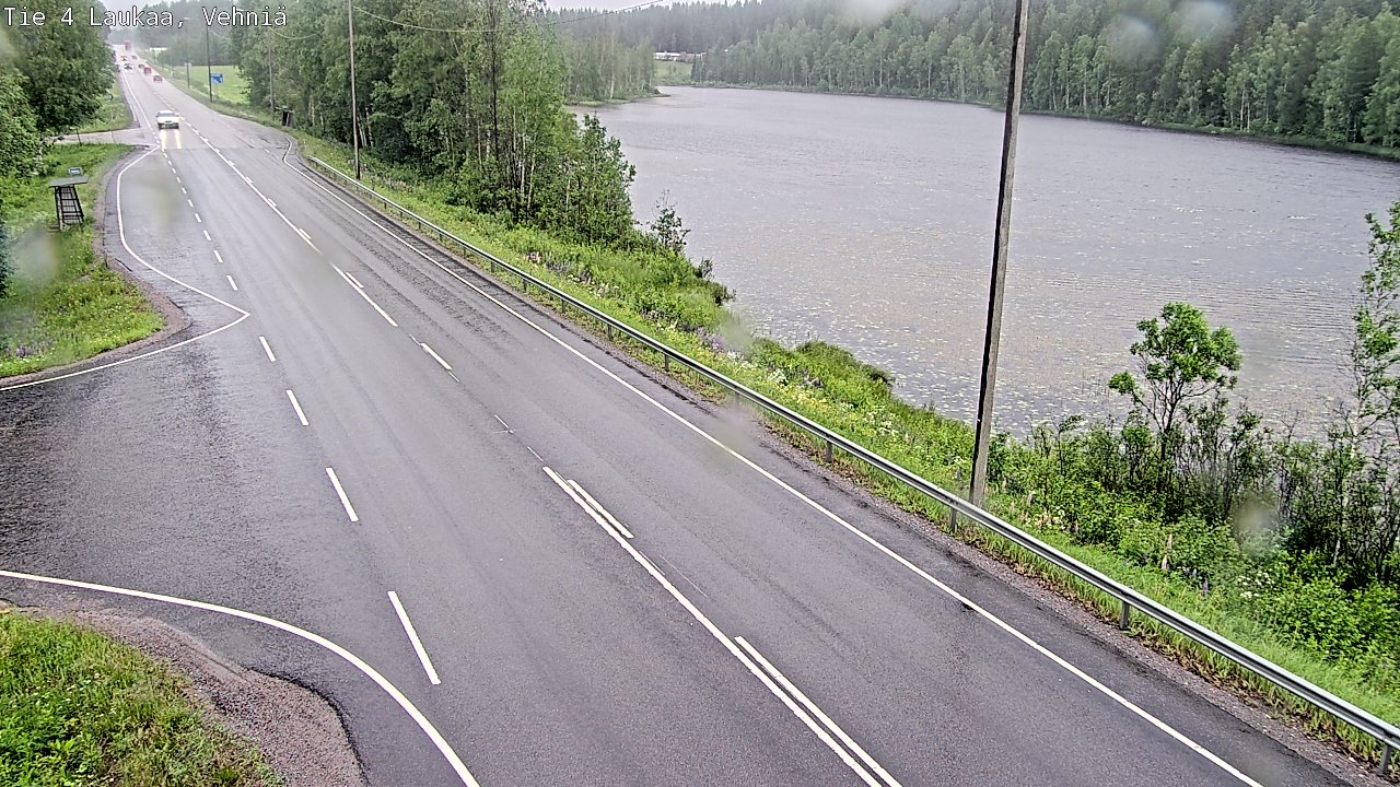 Weather Camera Image Väg 4  Laukaa, Vehniä, Laukaa, Keski-Suomi