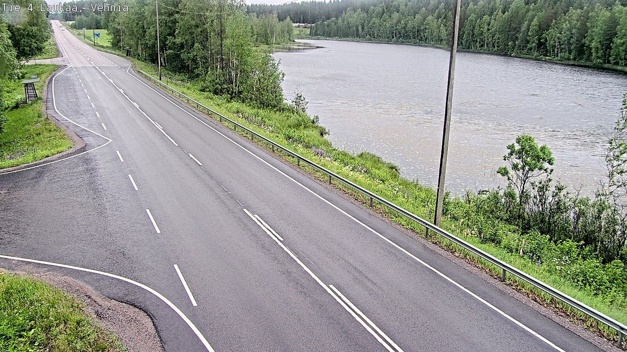 Weather Camera Image Väg 4  Laukaa, Vehniä, Laukaa, Keski-Suomi