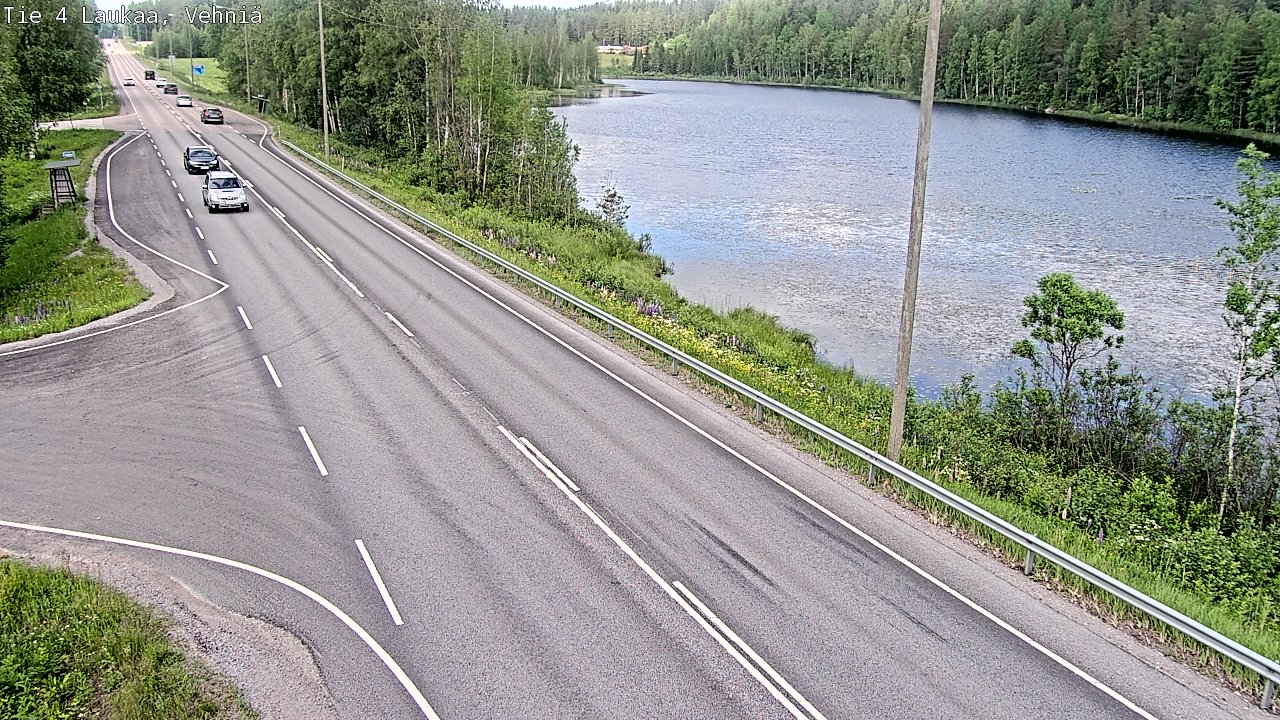 Kelikamerat Kuva Tie 4  Laukaa, Vehniä, Laukaa, Keski-Suomi