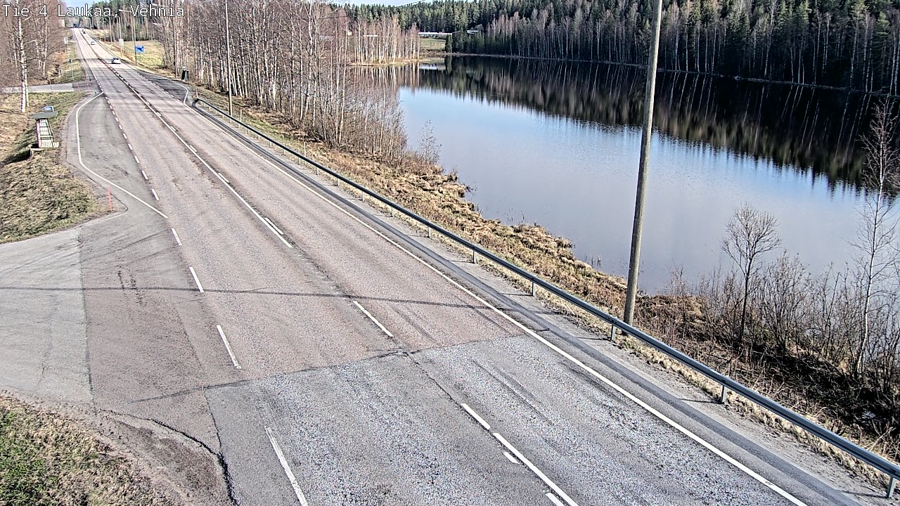 Weather Camera Image Väg 4  Laukaa, Vehniä, Laukaa, Keski-Suomi