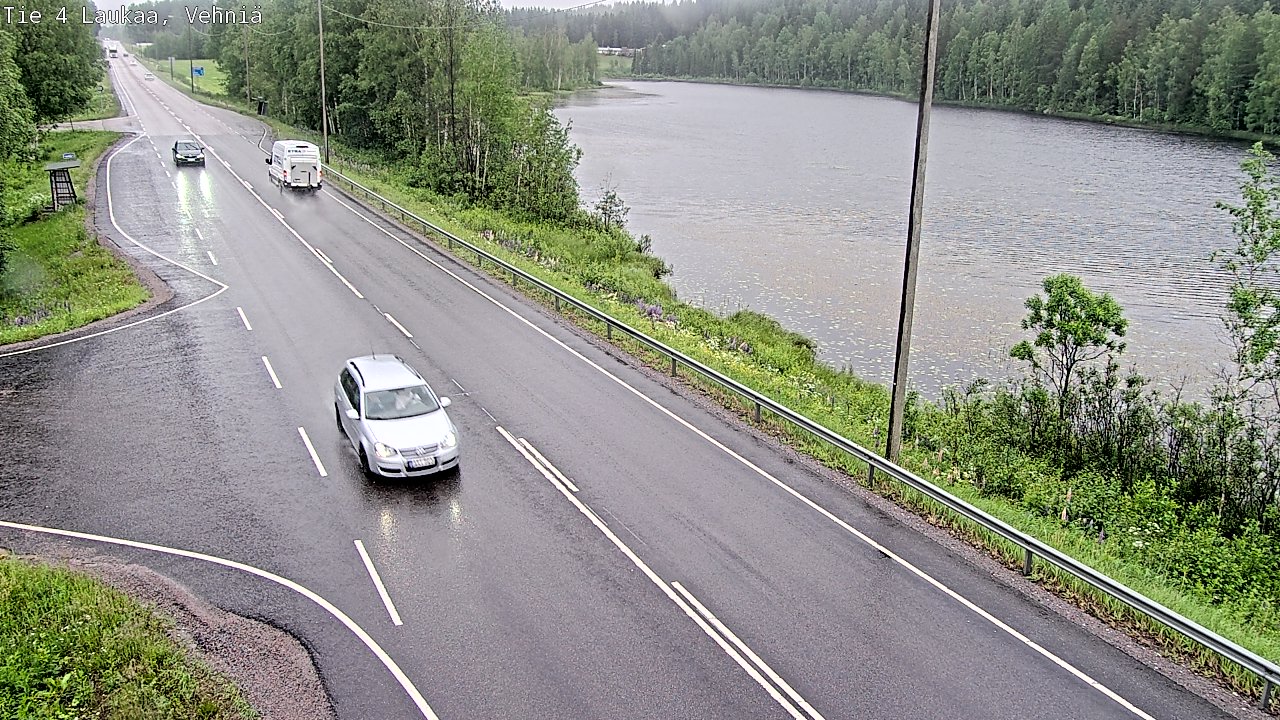 Weather Camera Image Väg 4  Laukaa, Vehniä, Laukaa, Keski-Suomi