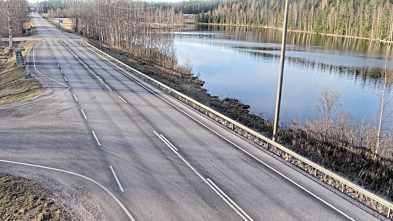 Weather Camera Image Road 4  Laukaa, Vehniä, Laukaa, Keski-Suomi