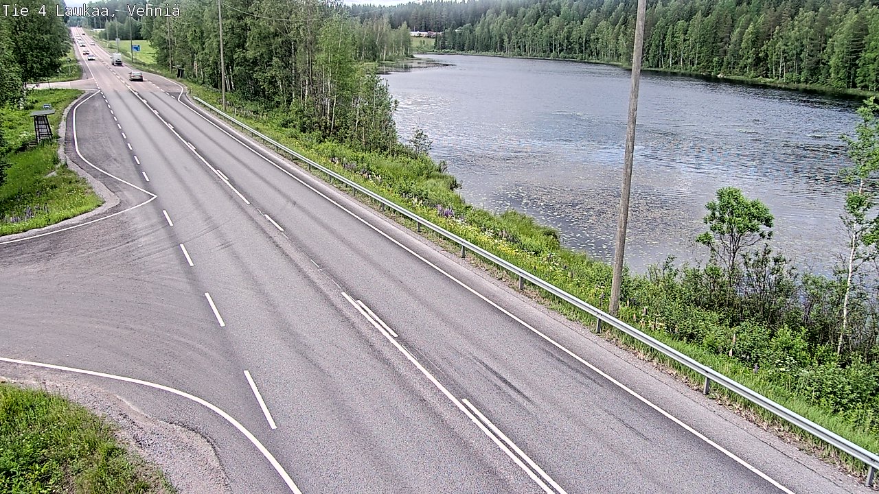 Kelikamerat Kuva Tie 4  Laukaa, Vehniä, Laukaa, Keski-Suomi