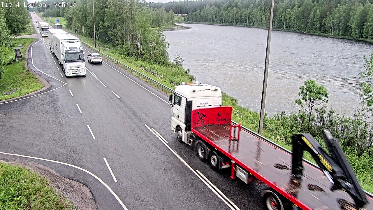 Weather Camera Image Väg 4  Laukaa, Vehniä, Laukaa, Keski-Suomi