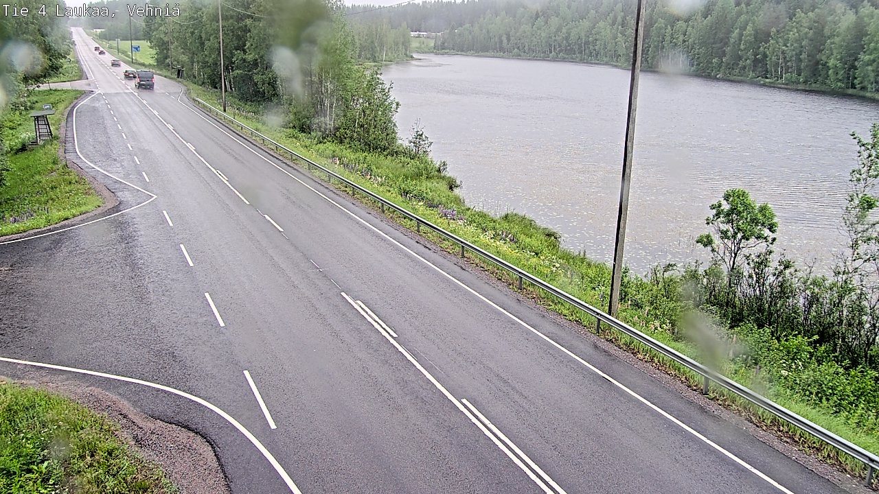 Weather Camera Image Väg 4  Laukaa, Vehniä, Laukaa, Keski-Suomi