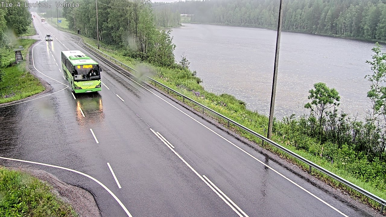 Weather Camera Image Väg 4  Laukaa, Vehniä, Laukaa, Keski-Suomi