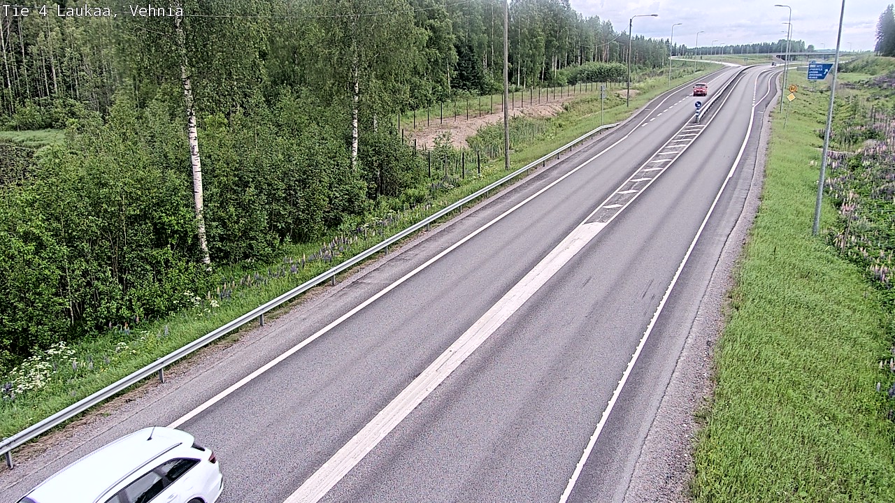 Kelikamerat Kuva Tie 4  Laukaa, Vehniä, Laukaa, Keski-Suomi