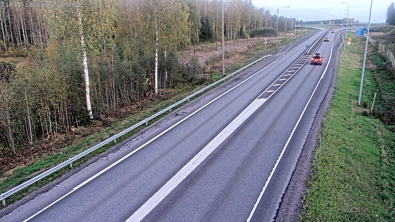 Kelikamerat Kuva Tie 4  Laukaa, Vehniä, Laukaa, Keski-Suomi