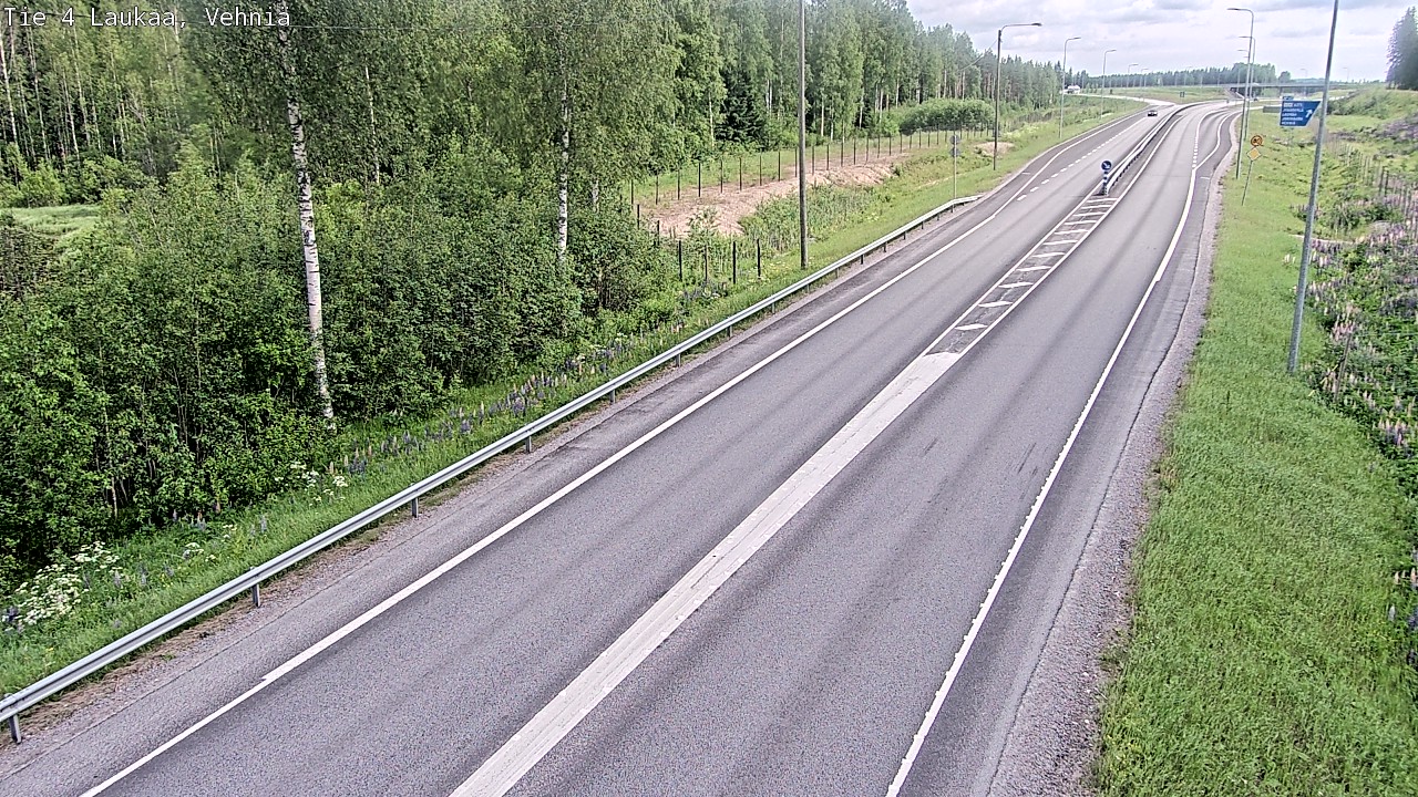 Kelikamerat Kuva Tie 4  Laukaa, Vehniä, Laukaa, Keski-Suomi
