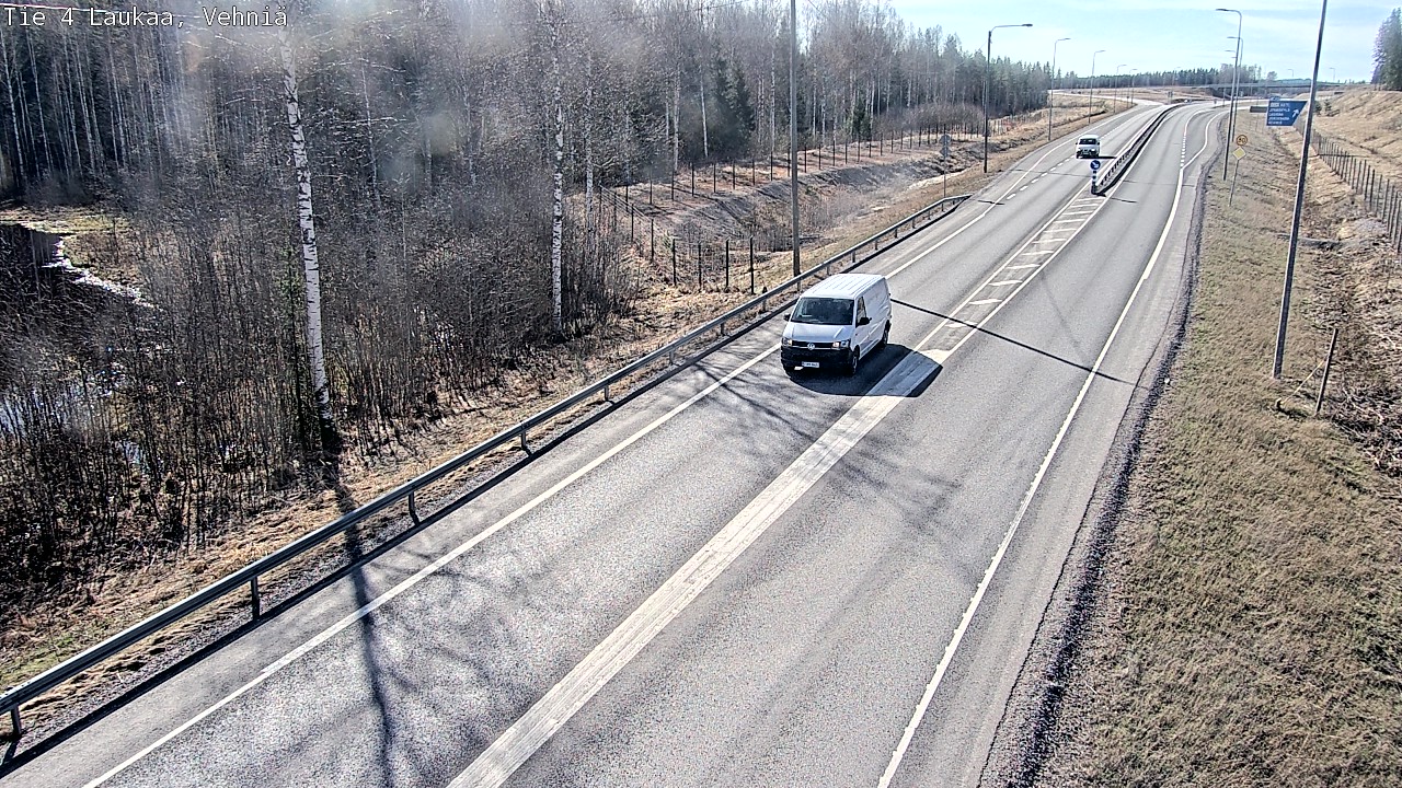 Weather Camera Image Väg 4  Laukaa, Vehniä, Laukaa, Keski-Suomi
